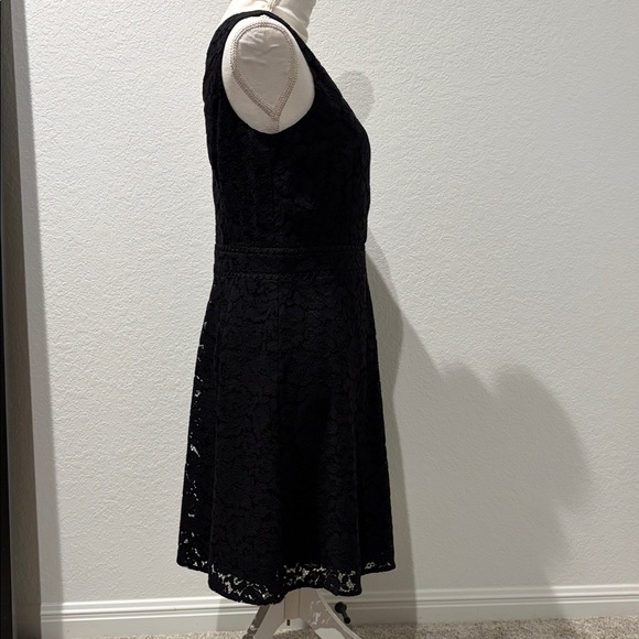 loft black lace dress Black Lace High Low Dress main image 1